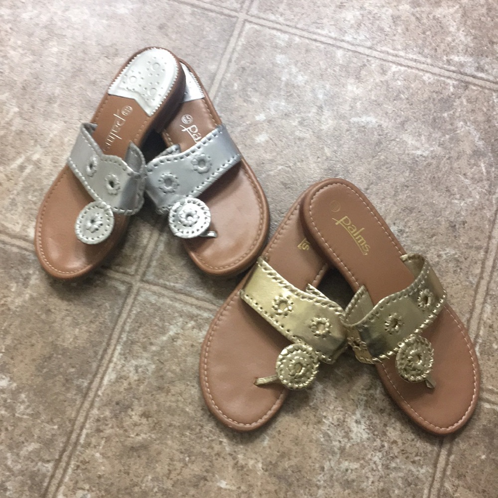 Palms Sandals—Bundle! Size 6.5